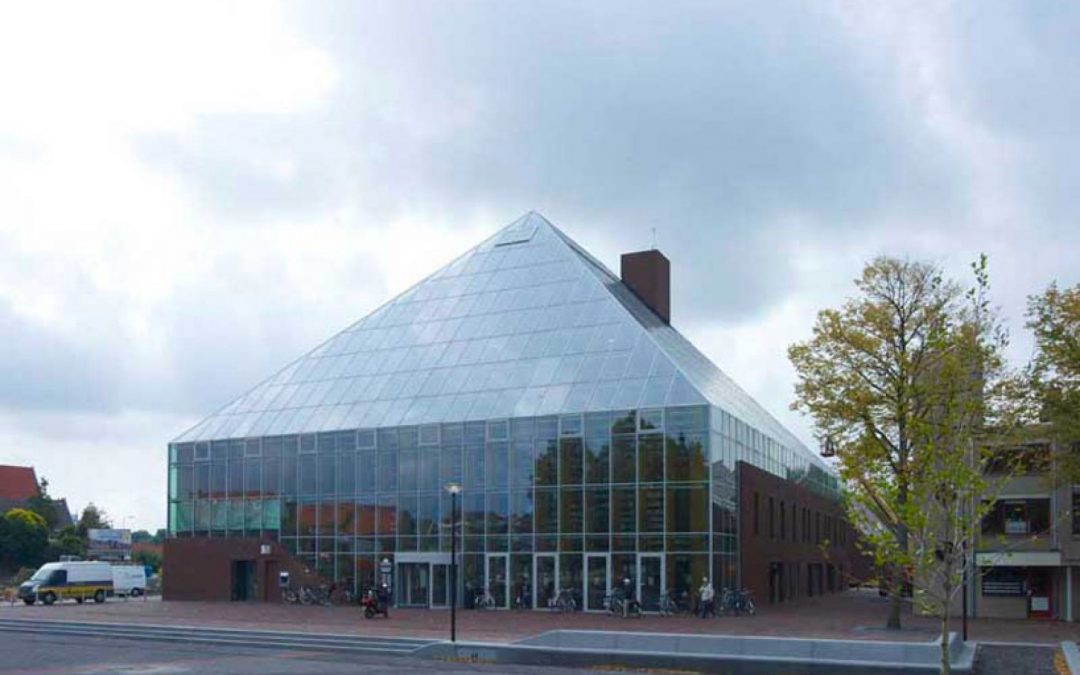 Una biblioteca de cristal en Holanda