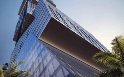 Nueve cubos con piel de vidrio para el edificio más alto de Miami