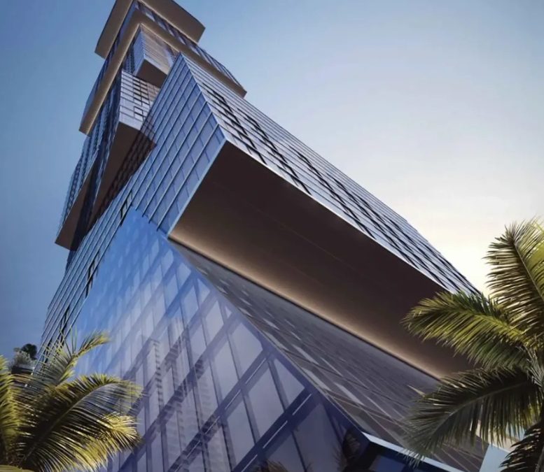 Nueve cubos con piel de vidrio para el edificio más alto de Miami