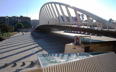 Cristalería Derenzi y el Puente de Calatrava
