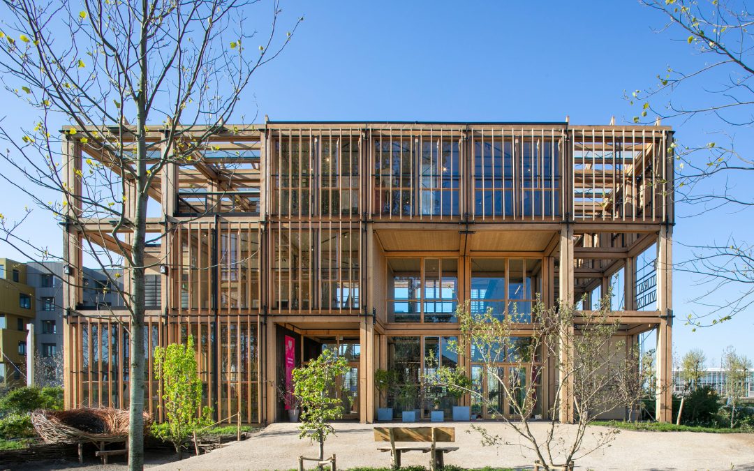 Un edificio sostenible desmontable y reconfigurable