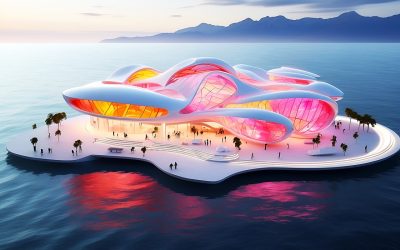 El estudio de arquitectura Luca Curci Architects presenta el Floating Glass Museum