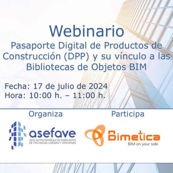 Webinar sobre Pasaporte Digital de Productos de Construcción