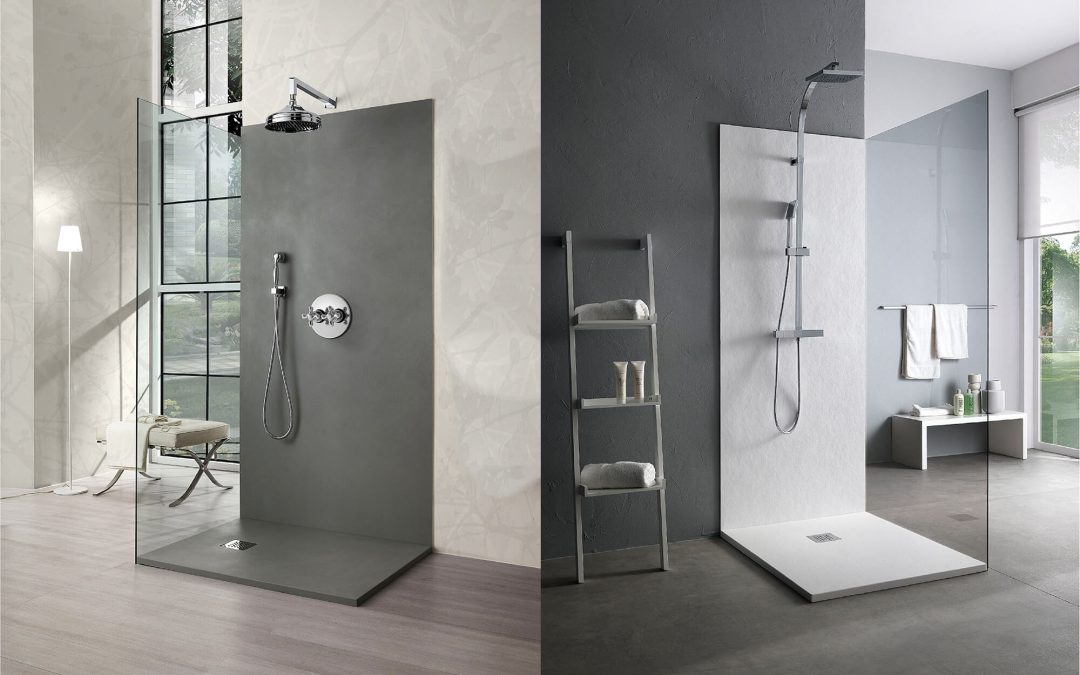Vidrio curvo para platos de ducha