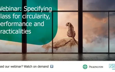Webinar sobre circularidad, rendimiento y practicidad del vidrio en la construcción