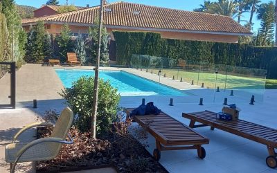 Barreras de vidrio para piscinas