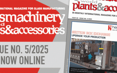Ya disponible el nuevo número de Glass Machinery Plants & Accessories 5/25