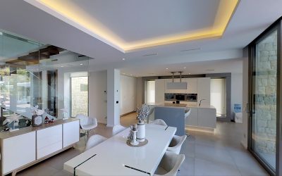 El vidrio como distribuidor de los espacios