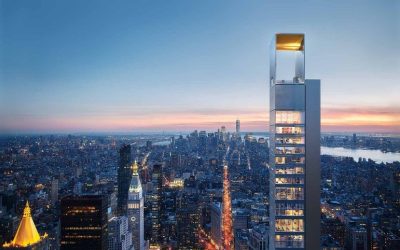 Un rascacielos de vidrio en la Quinta Avenida