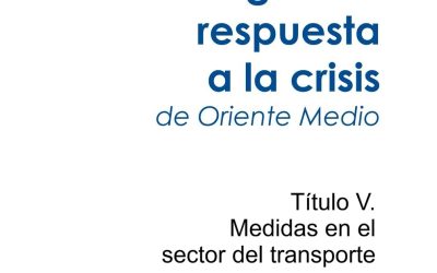 Plan Integral de Respuesta a la Crisis.- Medidas adoptadas para el transporte